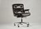 ES104 Time Life Lobby Chair in Dark Brown Leather by Eames for Vitra, USA, 2000s 5