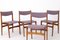 Mid-Century Danish Chairs in Teak, 1960s, Set of 4 2