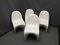 Chaises Cantilever Mid-Century Blanches par Verner Panton, 1978, Set de 4 2