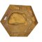 Espejo hexagonal vintage de madera, Imagen 5