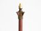 Lámpara de mesa columna de mármol, años 20, Imagen 4
