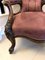 Victorian Carved Walnut Armchairs, 1860s, Set of 2, Image 5