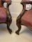 Victorian Carved Walnut Armchairs, 1860s, Set of 2 7