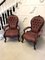 Victorian Carved Walnut Armchairs, 1860s, Set of 2 2