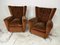 Velvet Lounge Chairs attributed to Paolo Buffa, 1950s, Set of 2 3