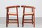 Model PP 203 Armchairs in Mahogany by Hans J. Wegner for PP Møbler, 1970s, Set of 2, Image 5