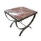 Spanish Wrought Iron and Marble Side Table, 1920s 1