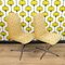 Vintag Dining Room Chairs in Velvet Brocade, 1970s, Set of 4, Image 9