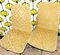 Vintag Dining Room Chairs in Velvet Brocade, 1970s, Set of 4 5