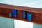 Large Mid-Century Wall Shelf in Walnut by Wilhelm Renz, 1960s 9