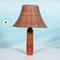 Lámpara de mesa escandinava de pino, años 70, Imagen 17