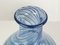 Blue & Clear Murano Glass Vase from Barovier & Toso, 1960s 3