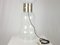 Italian Clear & White Murano Glass Lamp, 1960s 7