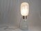 Italian Clear & White Murano Glass Lamp, 1960s 5