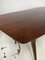 Mesa de comedor italiana curvada de madera, años 60, Imagen 8