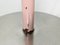 Sella Hocker aus rosa Metall & Leder von A. Castiglioni für Zanotta, 1960er-1970er 16