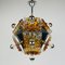 Mid-Century Amber Murano Chandelier from AV Mazzega, Italy, 1970s 11