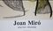 Joan Mirò, Opere recenti, Poster litografico originale, 1983, Immagine 3