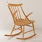 Danish Beech Rocking Chair by Illum Wikelso for Niels Eilsen, 1960s 7