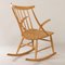 Rocking Chair en Hêtre par Illum Wikelso pour Niels Eilsen, Danemark, 1960s 7