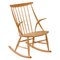 Rocking Chair en Hêtre par Illum Wikelso pour Niels Eilsen, Danemark, 1960s 1