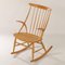 Danish Beech Rocking Chair by Illum Wikelso for Niels Eilsen, 1960s 5
