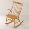 Danish Beech Rocking Chair by Illum Wikelso for Niels Eilsen, 1960s, Image 5