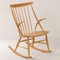 Rocking Chair en Hêtre par Illum Wikelso pour Niels Eilsen, Danemark, 1960s 2