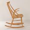 Rocking Chair en Hêtre par Illum Wikelso pour Niels Eilsen, Danemark, 1960s 8