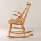 Rocking Chair en Hêtre par Illum Wikelso pour Niels Eilsen, Danemark, 1960s 11