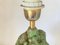 Lámpara de mesa de cerámica verde de Lancel Paris, Francia, años 70, Imagen 11