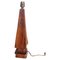 Sculptural Table Lamp in Carved Olive Wood, France, 1950s 2