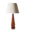 Sculptural Table Lamp in Carved Olive Wood, France, 1950s 13