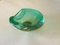 Vide Poche or Ashtray in Green Murano Glass, Italy, 1970s 4