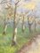 Fiume e alberi, Inizio XX secolo, Dipinto ad olio, Con cornice, Immagine 7