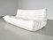 Togo 3-Seater Sofa with Ottoman by Michel Ducaroy for Ligne Roset, 1980s, Set of 2 5