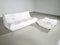 Togo 3-Seater Sofa with Ottoman by Michel Ducaroy for Ligne Roset, 1980s, Set of 2 3