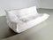 Togo 3-Seater Sofa with Ottoman by Michel Ducaroy for Ligne Roset, 1980s, Set of 2 6