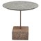 Brutalist Side Table in Grey Stone and Marble, 1967 1