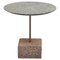 Brutalist Side Table in Grey Stone and Marble, 1967, Image 1