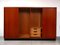 Credenza grande con ante scorrevoli attribuita ad Alfred Hendrickx per Belform, anni '60, Immagine 5