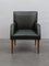 Green Leather Armchairs, Denmark, 1969, Set of 4 5