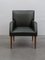 Green Leather Armchairs, Denmark, 1969, Set of 4, Image 5