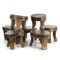 Low Stool in Wood 2