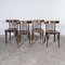 Vintage Bentwood Dining Chairs, 1940s, Set of 4, Image 4