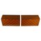 Wandmontierte Minimal Sideboards mit Diamantfurnier, 1968, 2er Set 1