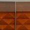 Wandmontierte Minimal Sideboards mit Diamantfurnier, 1968, 2er Set 7