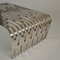 Large Sculptural Stainless Steel Coffee Table, 1970s, Image 7