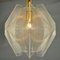 Pendant Lamp in Acrylic Glass, Wire and Brass, 1970s, Image 11