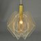 Pendant Lamp in Acrylic Glass, Wire and Brass, 1970s, Image 5